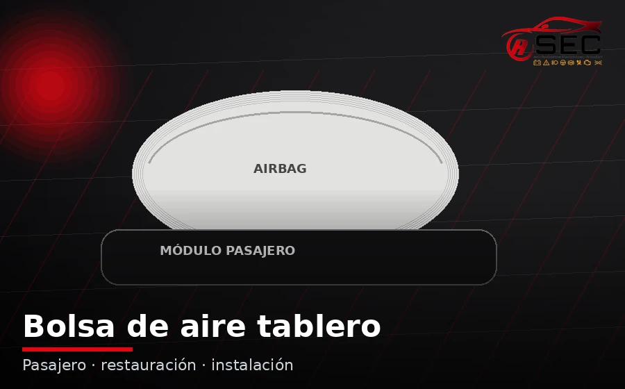 Bolsa de aire tablero / pasajero
