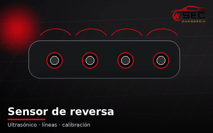 Sensor de reversa ultrasónico