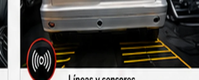 Líneas y sensores de reversa